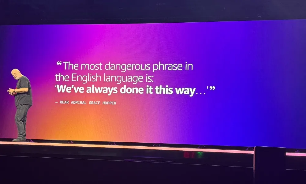 One sentence though, hit hard