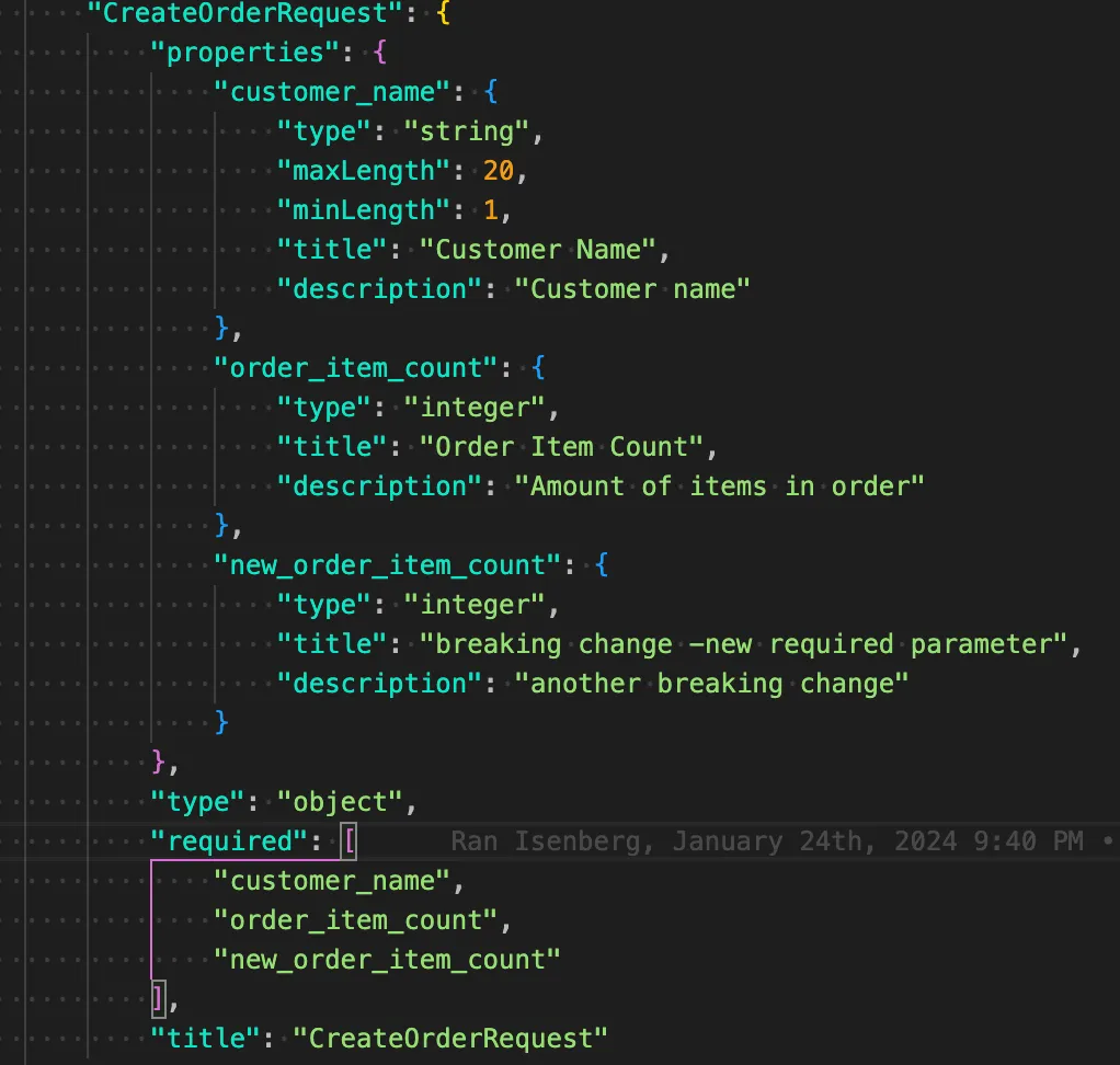 Adding mandatory parameter - Breaking change