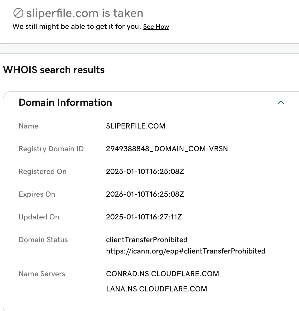 The fakest domain ever